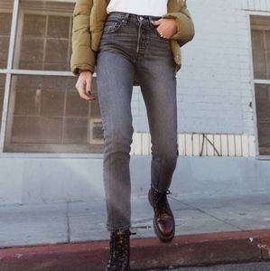 501 Levis size 27 button fly grey SOLD!ON MERCARI